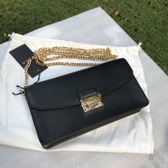 Furla Julia Pochette Leather Shoulder Bag - Picture 3 of 6